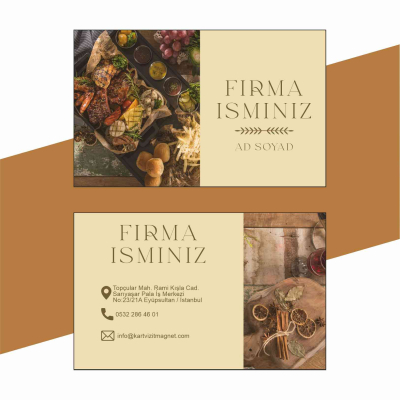Dünya Mutfağı Kartvizit  Kod01