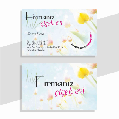Çiçekçilik Kartviziti Kod 02