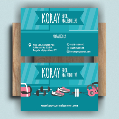Spor Malzemeleri Kartvizit Kod 04