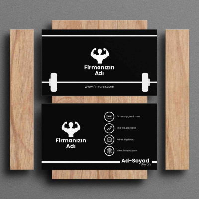 Spor Eğitmeni Kartviziti Kod01